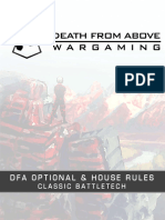 DFA Classic BattleTech House Rules v1.1