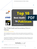 Top 10 Best Audit and Accountancy Firms in Pakistan - CA Pakistan