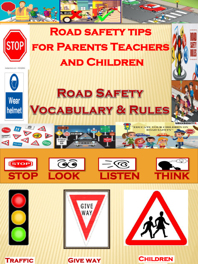 Road Safety Rules for Kids Chart | PDF