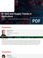 IP Tech and Supply Trends in Agriculture - Webinar 1 - Intellectual Property Tools For Agriculture - 1 June 2022