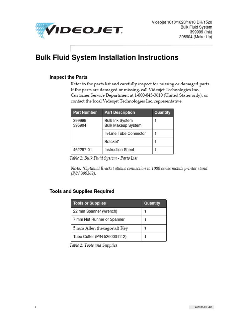Bulk Fluid System Installation Guide | PDF | Electrical Connector ...