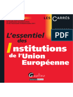 L'essentiel Des Institutions de L'union Européenne