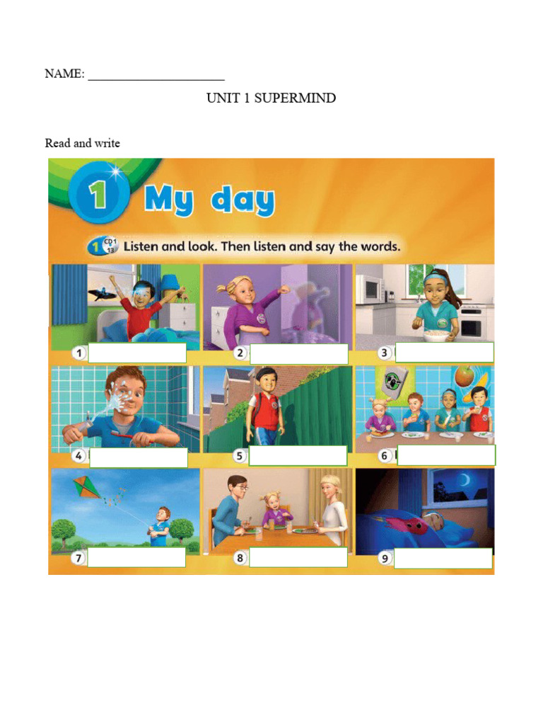 Unit 1 Supermind: Read and Write Guide | PDF