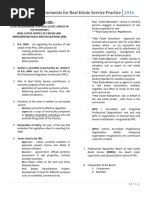 REB Exam Requirements and Guidelines | PDF | Real Estate | Taxes