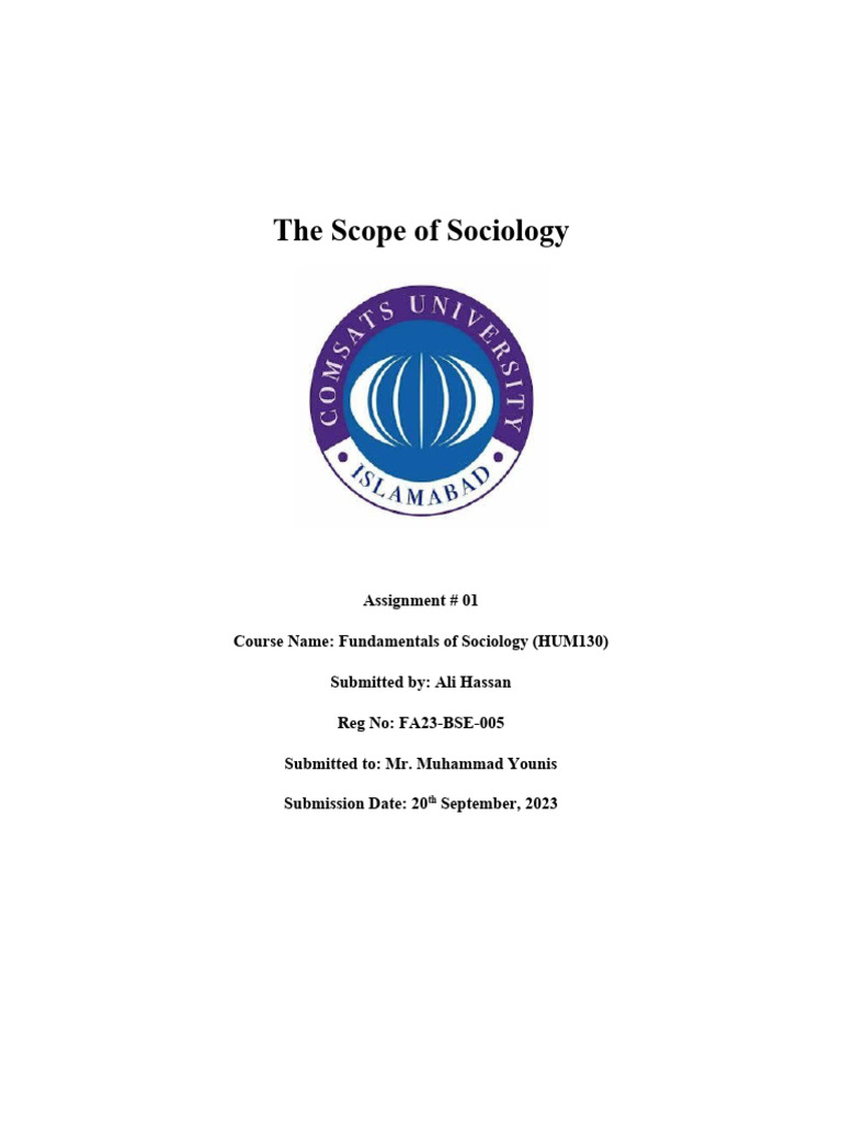 The scope of sociology pdf sociology economic inequality