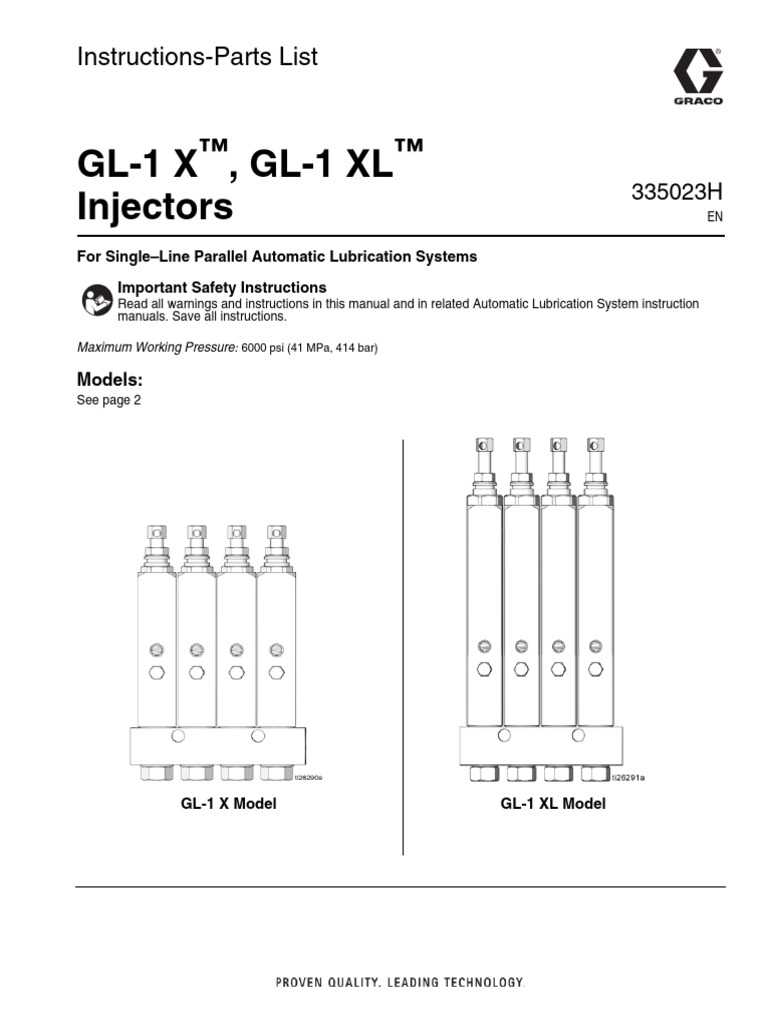 Graco Injector Catologue | PDF | Personal Protective Equipment ...