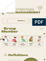 Group 1 Risk Management (ERM)