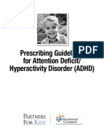 Prescribing Guidelines For ADHD