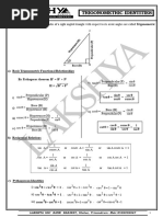 TRIGNOMETRY Formulas