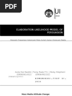 Download Elaboration Likelihood Model of Persuasion by Aulia Nastiti SN67246841 doc pdf
