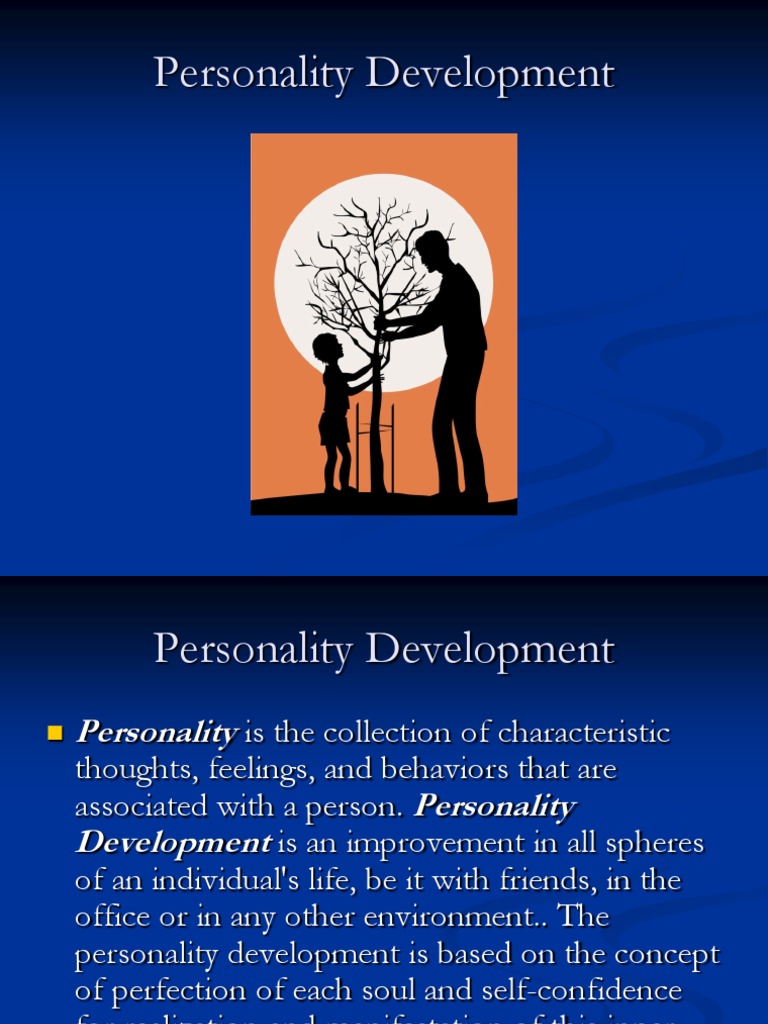 Personality Development | PDF | Personal Development | Self Esteem