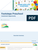 Footsteps Preschool Pitchbook - Final - 23 OCT