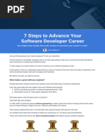 7 Steps To Advance Software Developer Career