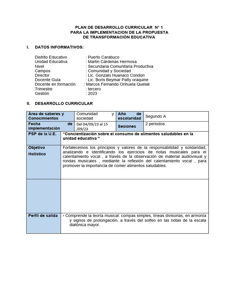 PDC 2DO Plancarte Marcó | PDF