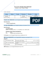 2324 Level G (Gr4 UAE-Gr5 Gulf) English Exam Related Materials T1 W3