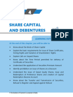 Chapter 4 Share Capital and Debentures
