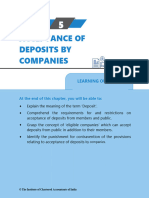 Chapter 5 Acceptance of Deposits by Companies