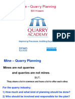 Mine Quarry Planning