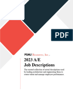 AE Job Descriptions First 600
