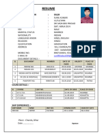 Sunil Bio Data