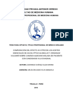 Rep Mehu Olga - Durango Comparación - Efecto.invitro - Aceites.esenciales - Eucalyptus.globulus - Origanum.vulgare - Candida.albicans - Aislada.pacie