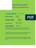 Ejercitación de Leyes de Los Gases