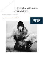 Direito Penal I - Ilicitude e As Causas de Exclusão de Antijuridicidade.