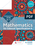 IGCSE Maths For Edexcel Sample Chapter