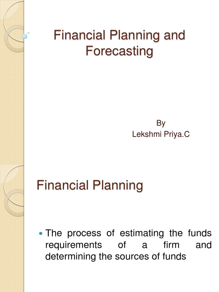 Financial Planning and Forecasting | PDF