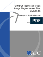 363252720i4 - AFC SFU3 Off-Premises Foreign Exchange Single Channel Fiber Unit (ONU)