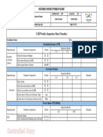 Excitation System & Governor Checksheet