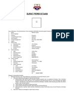 Surat Pernyataan 2023 Update