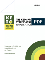The Keto Project Verification Application