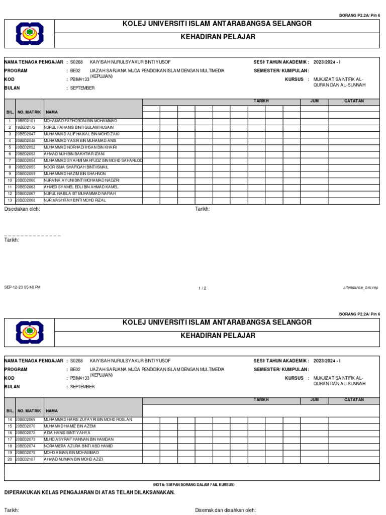 Mukjizat 7C | PDF