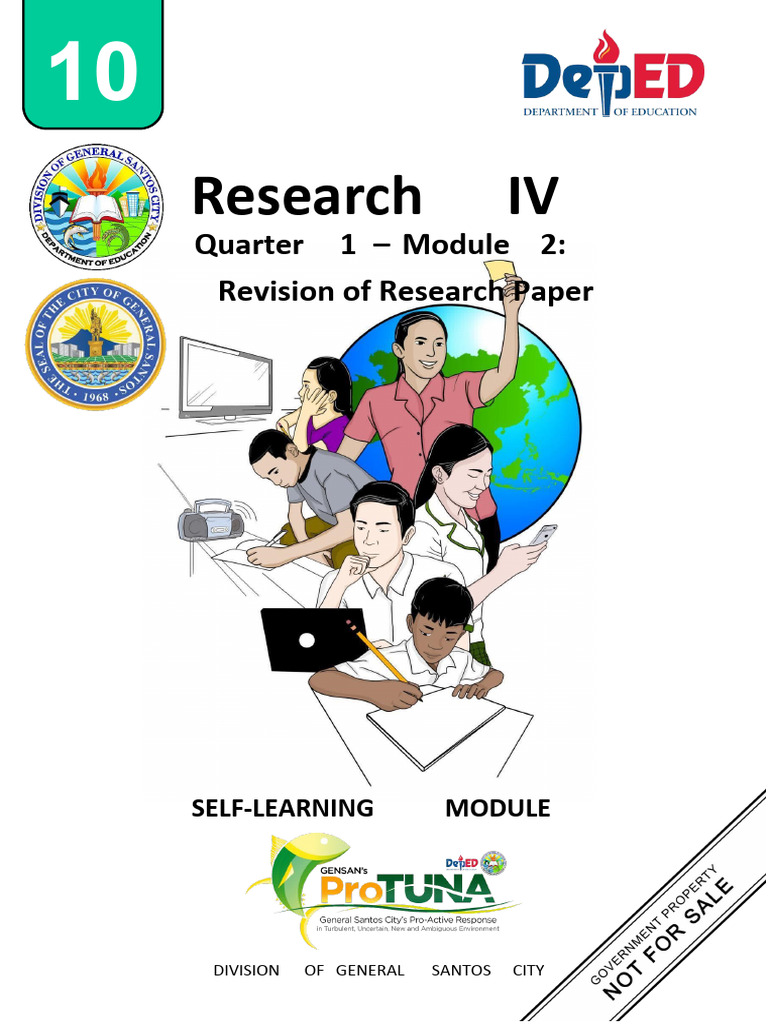 G10SLM Research Q1 Module 2 Week 2 6 Revising The Research Paper | PDF ...