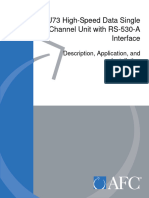 363252727i3 - AFC SCU73 High-Speed Data Single Channel Unit With RS-530-A Interface