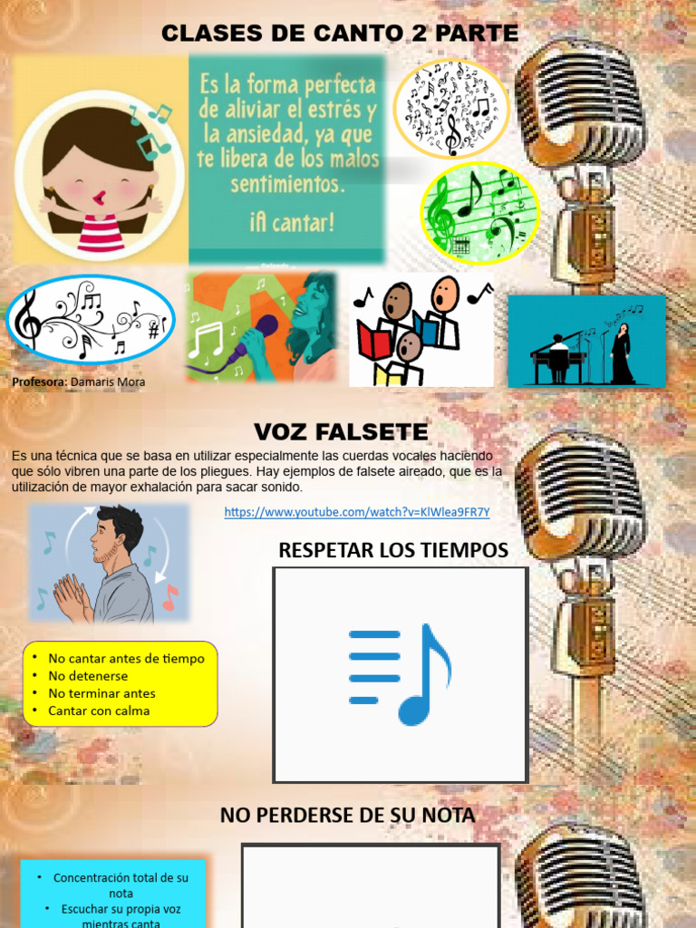 Técnicas de Canto: Voz Falsete | PDF | Canto | Música vocal