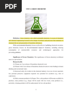 Green Chemistry