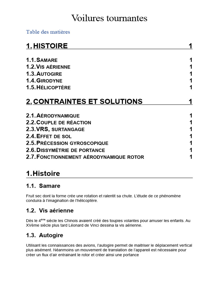 Voilure Tournante | PDF | Hélicoptère | Aérogire