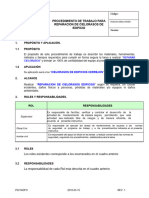 Procedimiento Reparar Cielorasos en Techos