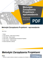 Metodyka Zarządzania Projektami