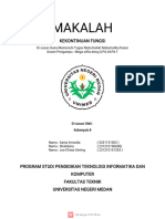 Makalah Kontinuasi Fungsi Kelompok 8