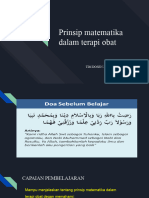 Prinsip Matematika Dalam Terapi Obat