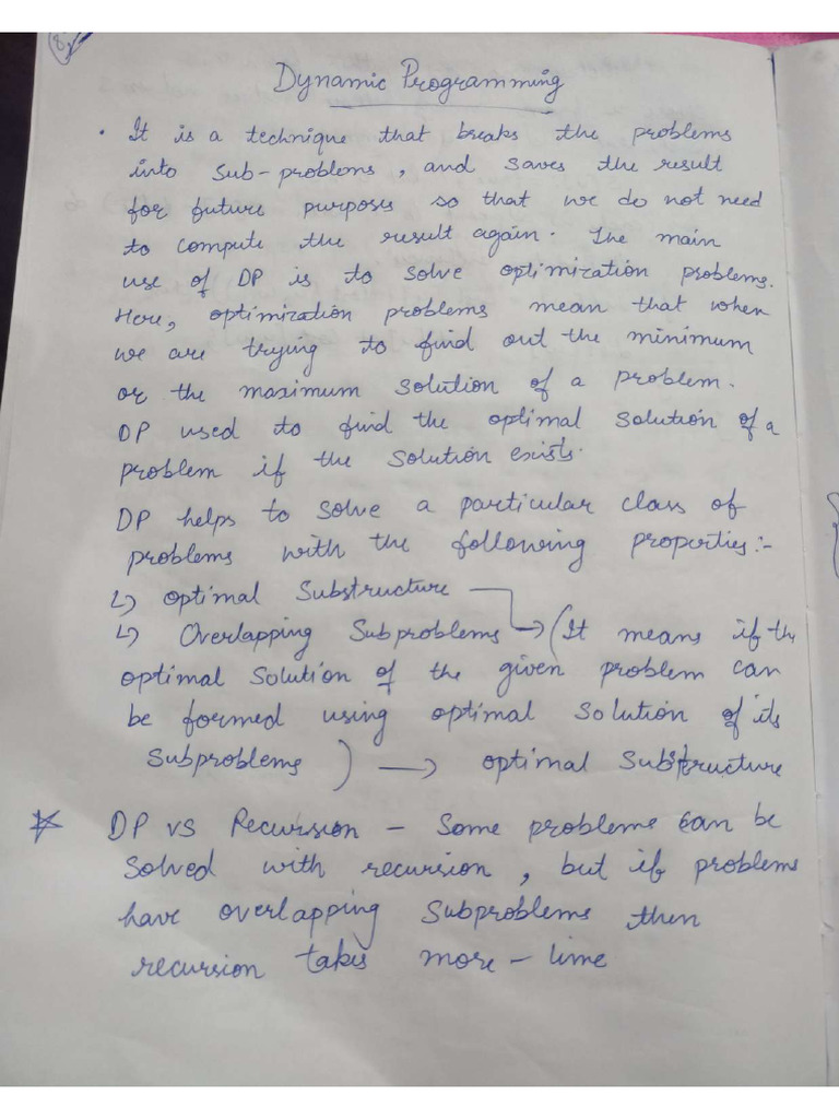 Dynamic Programming 1 | PDF