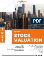 MPMX Stock Valuation