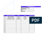 Cronograma de Capacitación en Excel