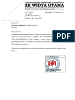 Surat Dosen Pendamping PKM2023