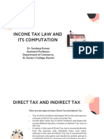 Income Tax Law and It's Computation Sandeep Kumar