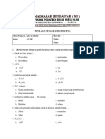 Penilaian Tengah Semester KLS Iv New