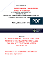 Presentazione Vittimizzazione Secondaria e Violenza Nei Contesti Istituzionali - 25 - 11 - 2022 - Def